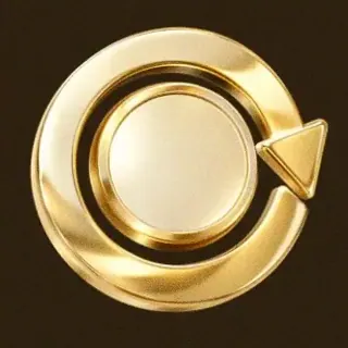 Gold circular arrow — WePlay88